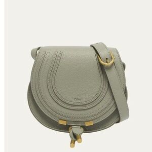 Small Marcie Leather Saddle Bag